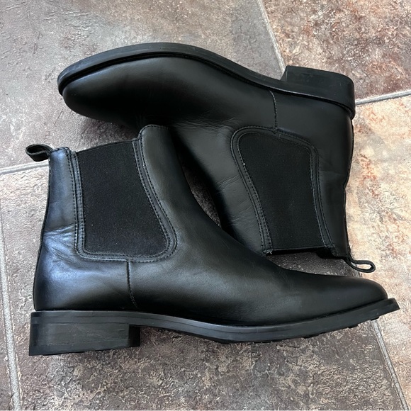 Thursday Boot Co Women's Black Leather Handmade Duchess Chelsea Boots Size 8 - Picture 4 of 9